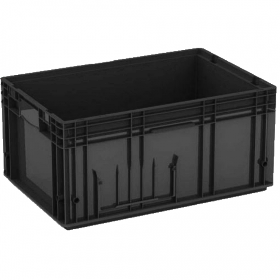 Пластиковый ящик 600x400x280 мм Арт. RL-KLT-6280 ESD Пластиковый ящик 600x400x280 мм Арт. RL-KLT-6280 ESD