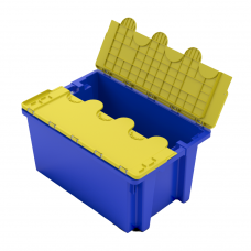 Ящик с крышкой 600x400x315 мм Арт. 601-1 Safe Pro Ящик с крышкой 600x400x315 мм Арт. 601-1 Safe Pro